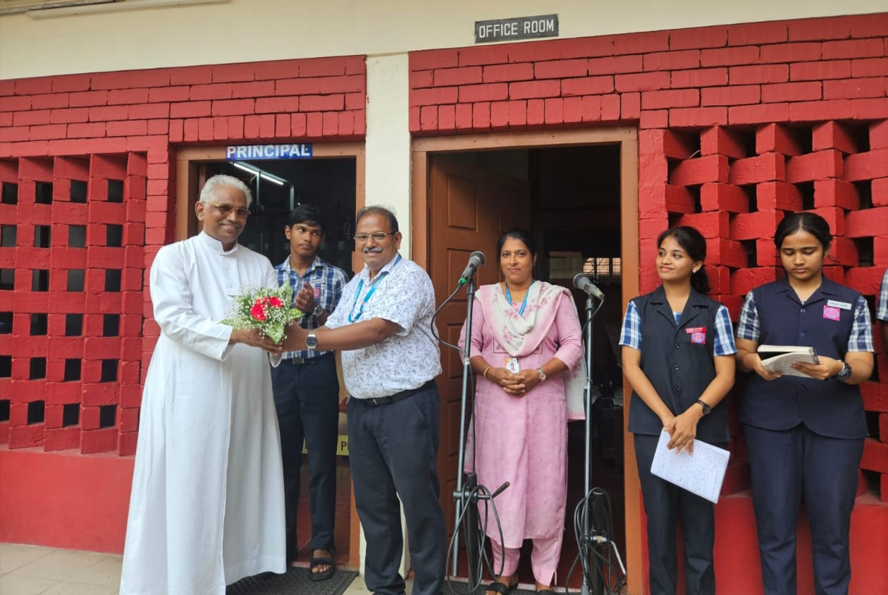 Our New Respected Manager Rev.Fr.Jose Edasserry is formally assuming charge of the school today